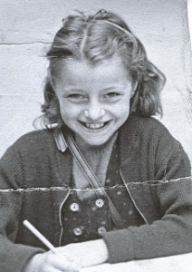 Joan at age 8.