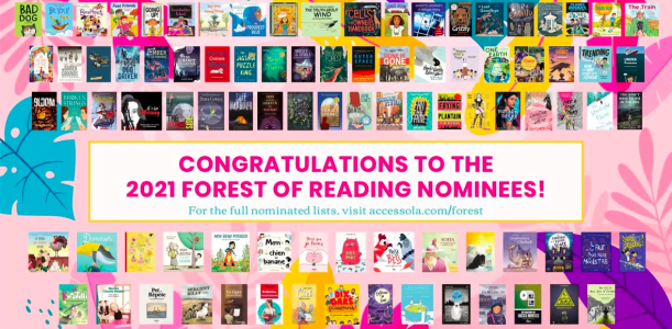 Congratulations to our Forest of Reading nominees!