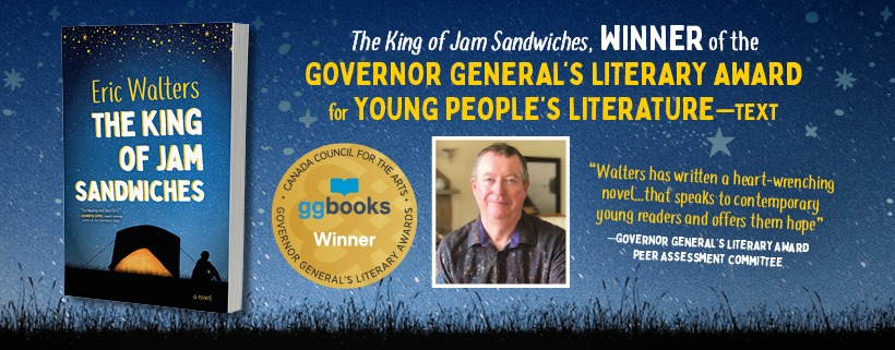 The King of Jam Sandwiches is a Governor General’s Literary Award winner!
