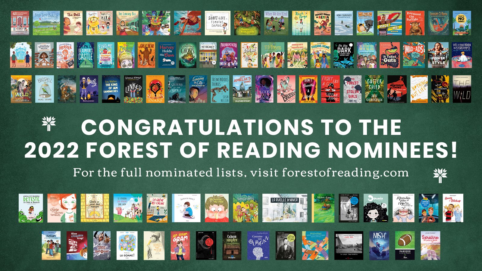 Congratulations to Orca’s 2022 Forest of Reading nominees!