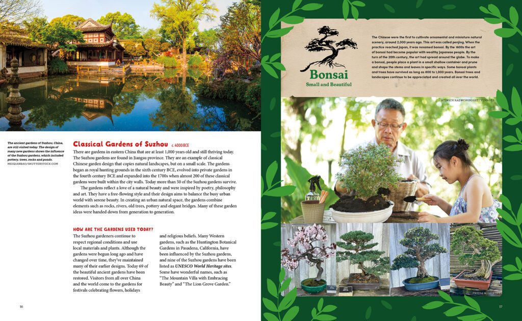 Keep Our World Green book soread