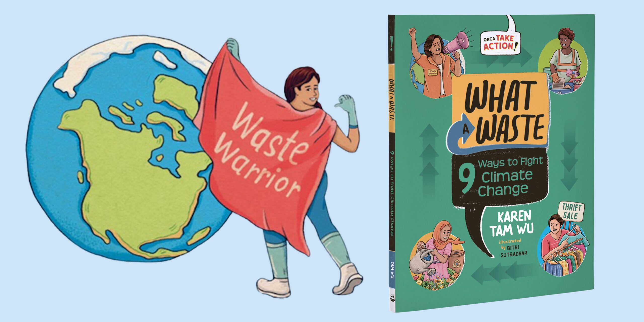 Author Karen Tam Wu doesn’t just talk trash, she reuses it!